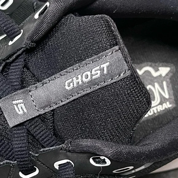 Brooks Ghost 15 1203501B012 Women's Black/White Running Shoes Size 9.5B - Picture 4 of 16